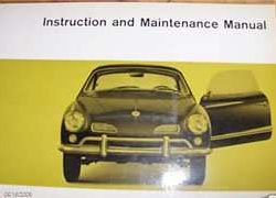 1967 Volkswagen Karmann Ghia Owner's Manual