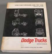 1967 Dodge Truck Models 500-1000 Low Cab Forward & Tilt Cab Service Manual
