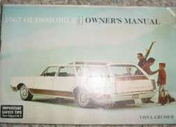 1967 Oldsmobile Vista Cruiser Owner's Manual