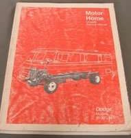 1968 Dodge Motor Home Chassis Models M-300 & M-375 Service Manual