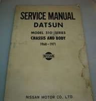 1968 Datsun 510 Service Manual