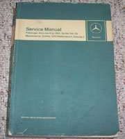 1972 Mercedes Benz 220/8 & 220D/8 115 Chassis Maintenance, Tuning & Unit Replacement Service Manual