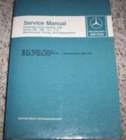 1972 Mercedes Benz 300SEL/8 109 Chassis Maintenance, Tuning & Unit Replacement Service Manual