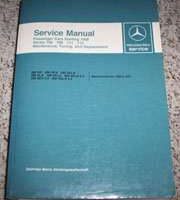 1968 Mercedes Benz 280S/8, 280SE/8 & 280SEL/8 108 & 111 Chassis Maintenance, Tuning & Unit Replacement Service Manual