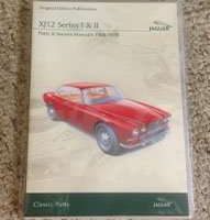 1968 Jaguar XJ12 Series I & II Parts Catalog & Service Manual DVD