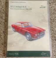 1971Jaguar XJ12 Series I & II Parts Catalog & Service Manual DVD