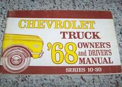 1968 Chevrolet Truck 10-30 Series Owner's Manual