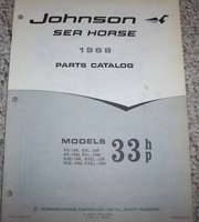 1968 Johnson Sea Horse 33 HP Models Parts Catalog