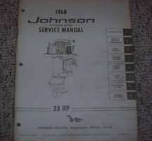 1968 Johnson 33 HP Outboard Motor Service Manual