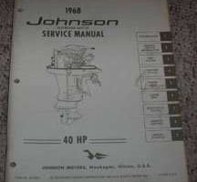 1968 Johnson Sea Horse 40 HP Models Parts Catalog
