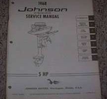 1968 Johnson Sea Horse 5 HP Models Parts Catalog