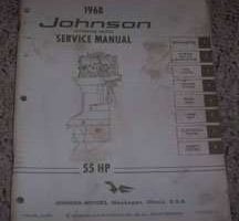 1968 Johnson 55 HP Outboard Motor Shop Service Repair Manual