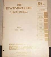 1968 Evinrude 85 HP Models Service Manual