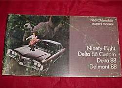 1968 Oldsmobile Delta 88 Custom, Delta 88 & Delmont 88 Owner's Manual