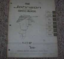 1968 Johnson 9.5 HP Outboard Motor Service Manual