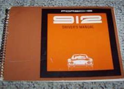 1968 Porsche 912 Owner's Manual