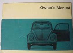 1968 Volkswagen Beetle Owner's Manual