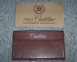 1968 Cadillac Fleetwood Owner's Manual Set