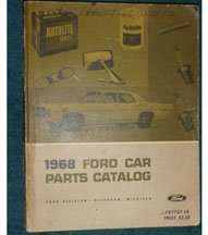 1968 Ford Mustang Parts Catalog
