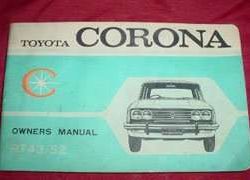 1968 Toyota Corona Owner's Manual