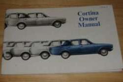 1968 Ford Cortina Owner's Manual