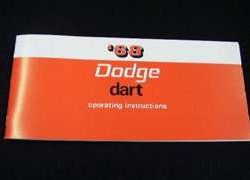 1968 Dodge Dart Owner's Manual