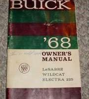 1968 Buick Electra 225, LeSabre, Wildcat Owner's Manual
