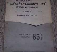 1968 Johnson Sea Horse 65 HP Models Parts Catalog