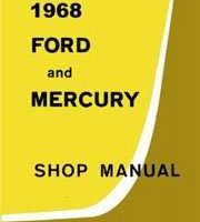 1968 Mercury Monterey, Marquis & Colony Park Service Manual