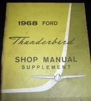 1968 Ford Thunderbird Service Manual Supplement