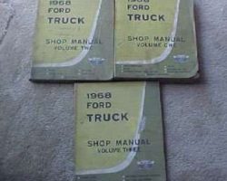 1968 Ford F-Series Truck Service Manual