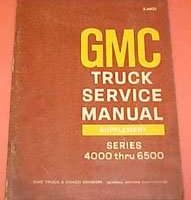 1968 GMC Truck 4000-6500 Models Service Manual Supplement