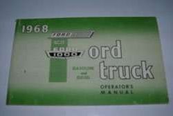 1968 Ford C-Series Truck 500-1000 Owner's Manual