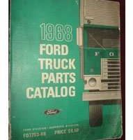 1968 Ford N-Series Trucks Parts Catalog