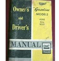 1968 GMC Trucks Gas Models 4000-9501 Owner's Manual
