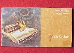 1968 Oldsmobile Vista Cruiser Owner's Manual