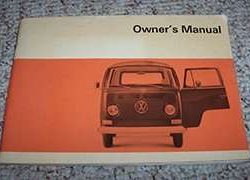 1968 Volkswagen Bus Owner's Manual