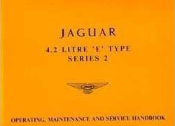 1969 Jaguar E-Type 4.2L Series 2 Owner's Manual