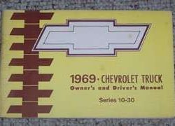 1969 Chevrolet Truck 10-30 Series Owner's Manual
