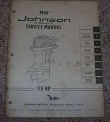 1969 Johnson 115 HP Outboard Motor Service Manual