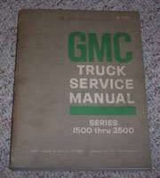 1969 GMC Truck 1500-3500, Suburban & Jimmy Service Manual