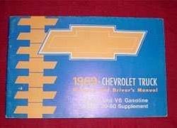 1969 Chevrolet Truck 20-80 Series Diesel & V6 Gasoline Owner's Manual Supplement