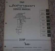 1969 Johnson 25 HP Outboard Motor Service Manual