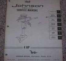 1969 Johnson 4 HP Outboard Motor Service Manual