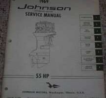 1969 Johnson 55 HP Outboard Motor Shop Service Repair Manual