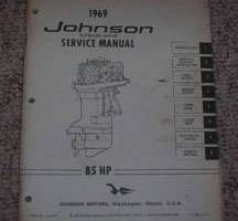 1969 Johnson 85 HP Outboard Motor Service Manual