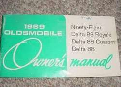 1969 Oldsmobile Delta 88 Rayale, Delta 88 Custom & Delta 88 Owner's Manual