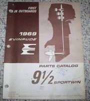 1969 Evinrude 9.5 HP Models Parts Catalog