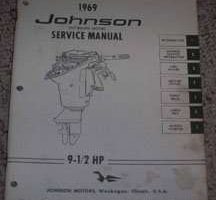 1969 Johnson Sea Horse 9.5 HP Models Parts Catalog