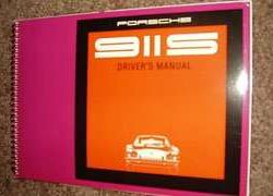 1969 Porsche 911S Owner's Manual